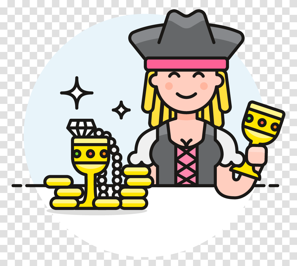 Lady Pirate Clipart Cartoon, Performer, Juggling, Magician Transparent Png