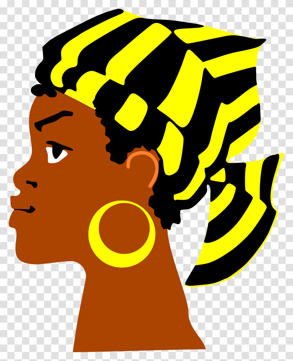 Lady's Head Big, Poster, Advertisement Transparent Png