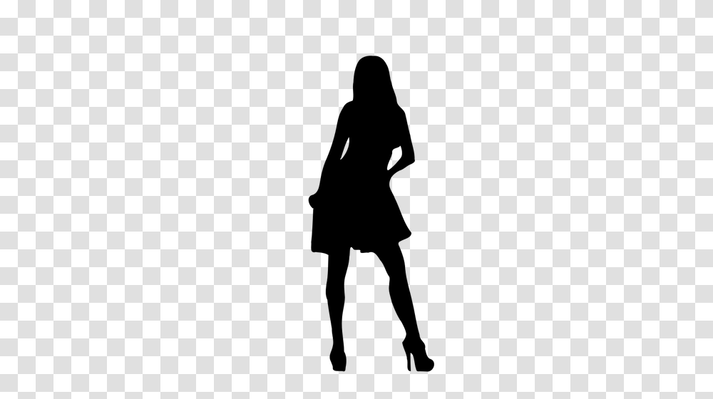 Lady Silhouette Vector Clip Art, Gray, World Of Warcraft Transparent Png