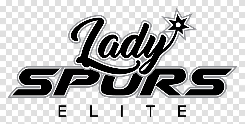 Lady Spurs Elite Basketball Apex Calligraphy, Text, Handwriting, Label, Sticker Transparent Png
