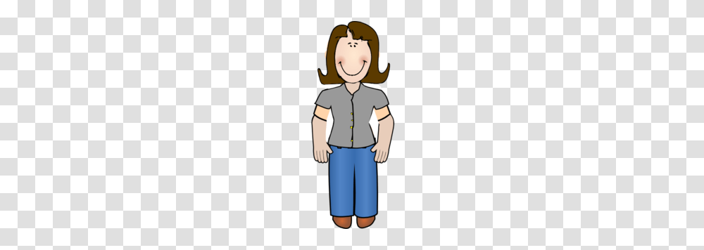 Lady Standing Clip Art, Apparel, Person, Shirt Transparent Png