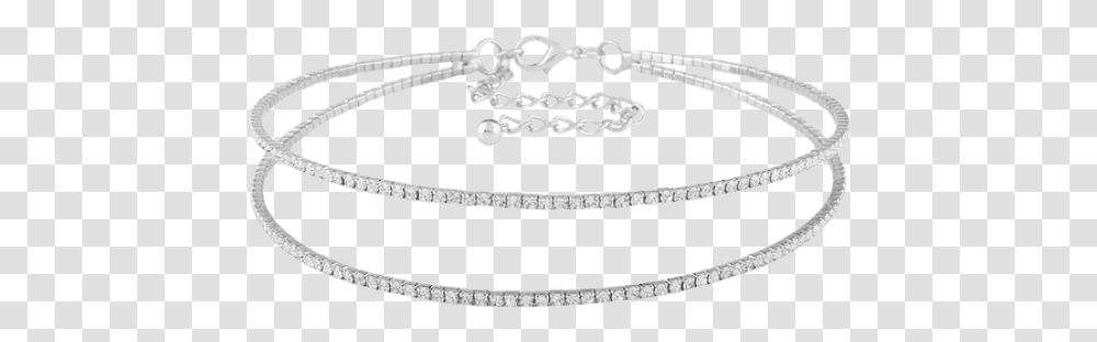 Lady Twins Circle Rhinestone Choker Necklace Bracelet, Chain, Rug, Accessories, Accessory Transparent Png