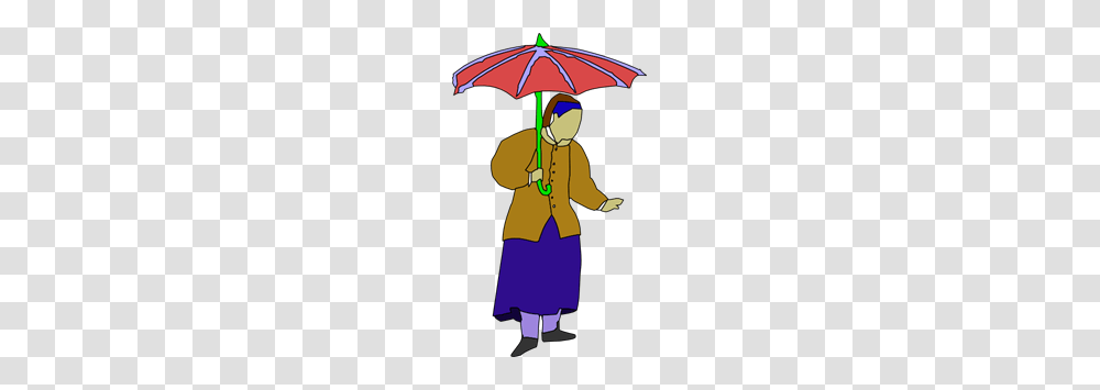 Lady Walking Holding Umbrella Clip Art For Web, Coat, Person, Female Transparent Png