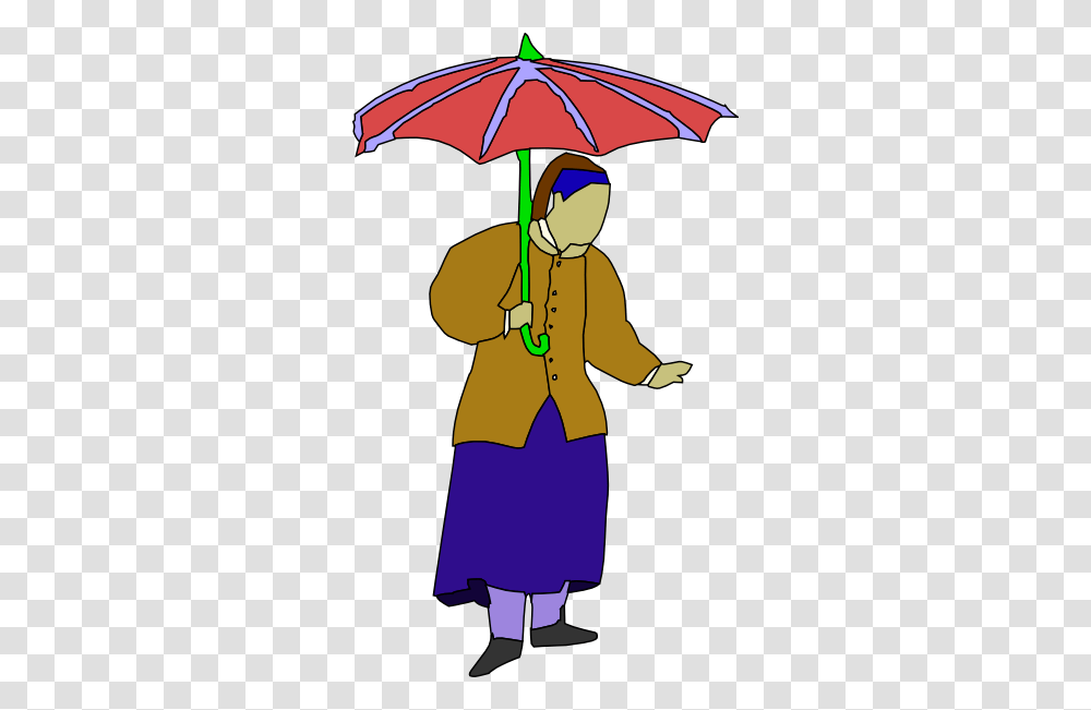 Lady Walking Holding Umbrella Clip Art For Web, Person, Female, Elf Transparent Png