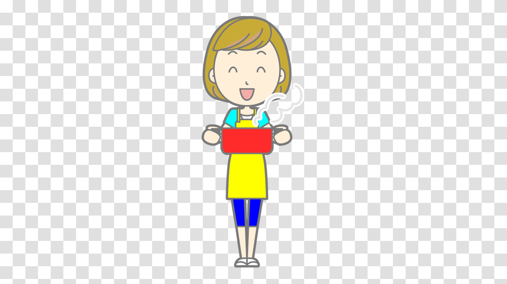 Lady With Hot Dinner Dinner Lady Clipart, Trophy Transparent Png