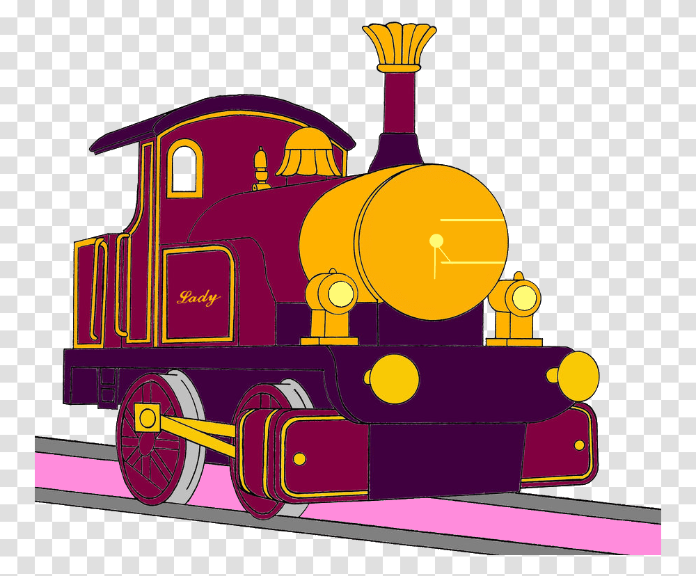 Lady Without Her Face Thomas And Friends Lady Face, Locomotive, Train, Vehicle, Transportation Transparent Png