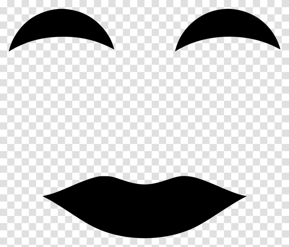 Lady Y Emotion, Stencil, Mustache, Batman Logo Transparent Png