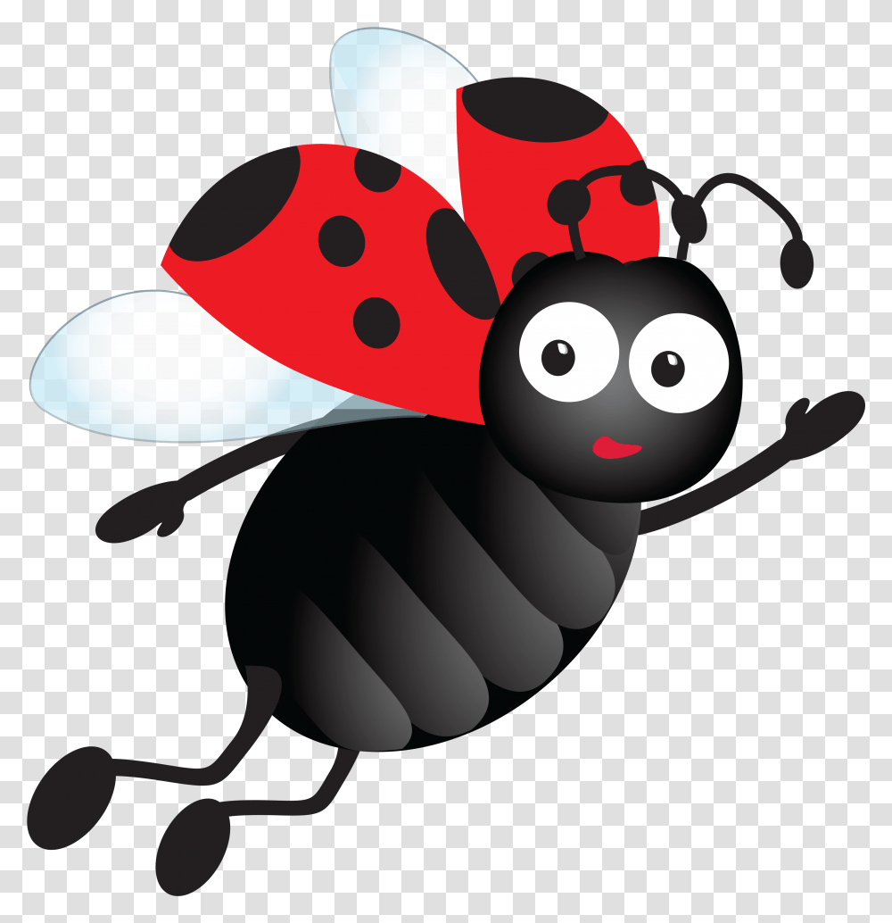 Ladybird Flying Lady Bird Clipart, Hand, Snowman, Winter, Outdoors Transparent Png