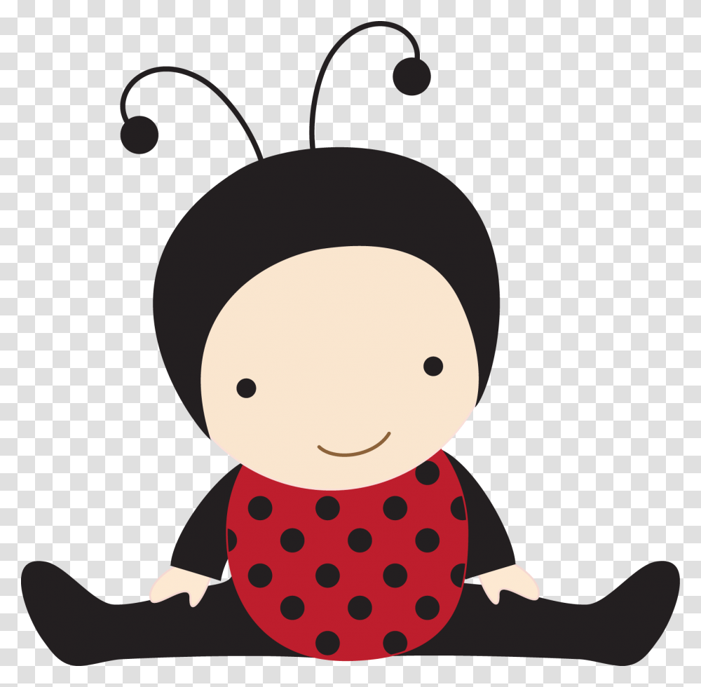 Ladybug Clipart Baby Girl, Texture, Polka Dot, Toy, Snowman Transparent Png