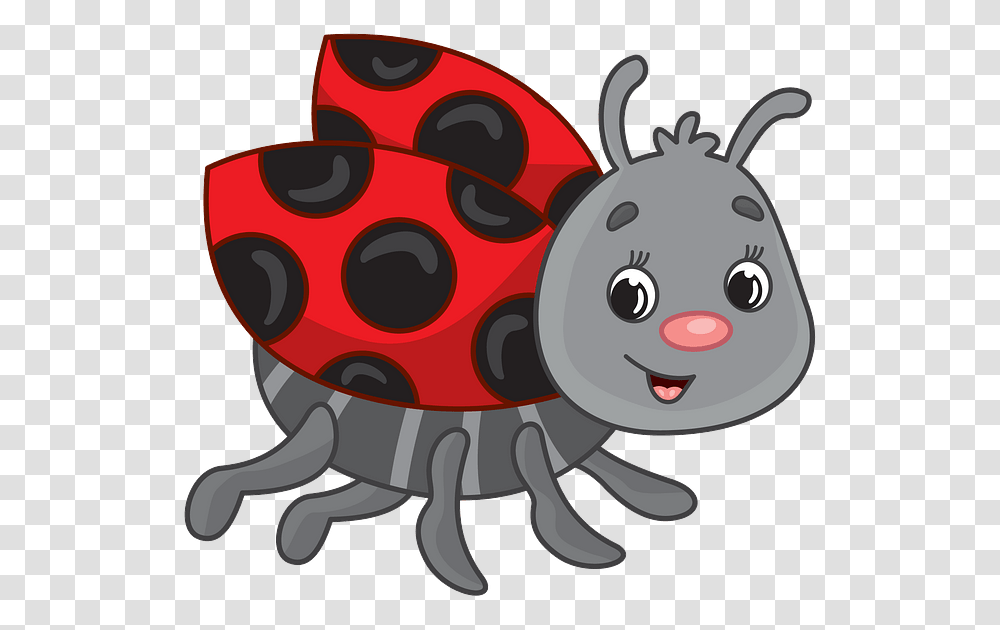 Ladybug Clipart Spider Clipart Download Creazilla Cartoon, Sea Life, Animal, Reptile, Tortoise Transparent Png