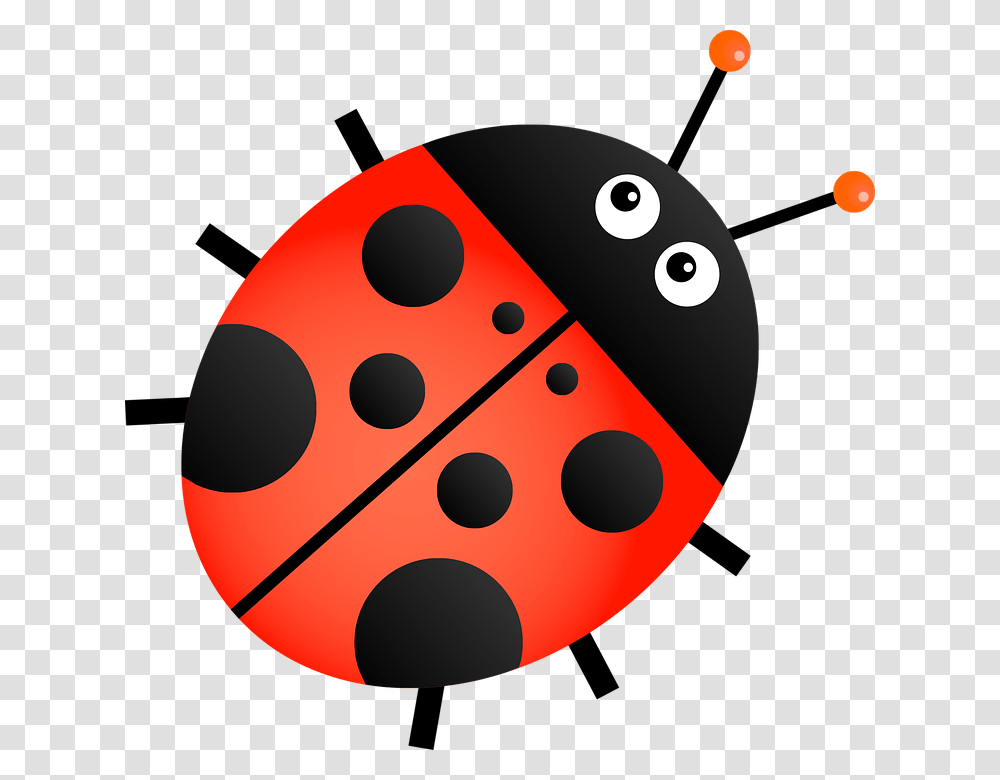 Ladybug Insect Animal Cartoon Bug Beetle Ladybird Background Ladybug Clipart, Game, Dice Transparent Png