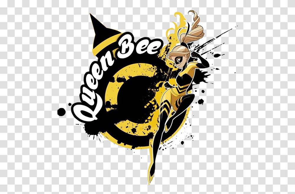 Ladybug Logo & Clipart Free Download Ywd Miraculous Ladybug Queen Bee Poster, Graphics, Person, Human, Animal Transparent Png