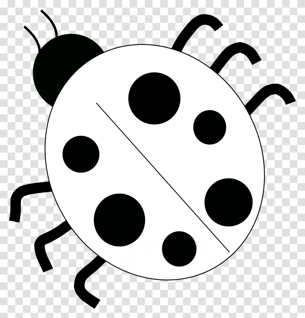 Ladybug Outline Free Vector Download For Clip Art, Dice, Game, Disk Transparent Png