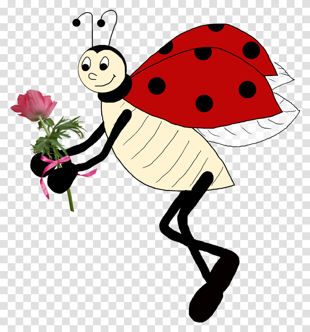 Ladybug Picnic Mary Engelbreit Clipart Bugs Cartoon, Plant, Flower, Petal, Tree Transparent Png