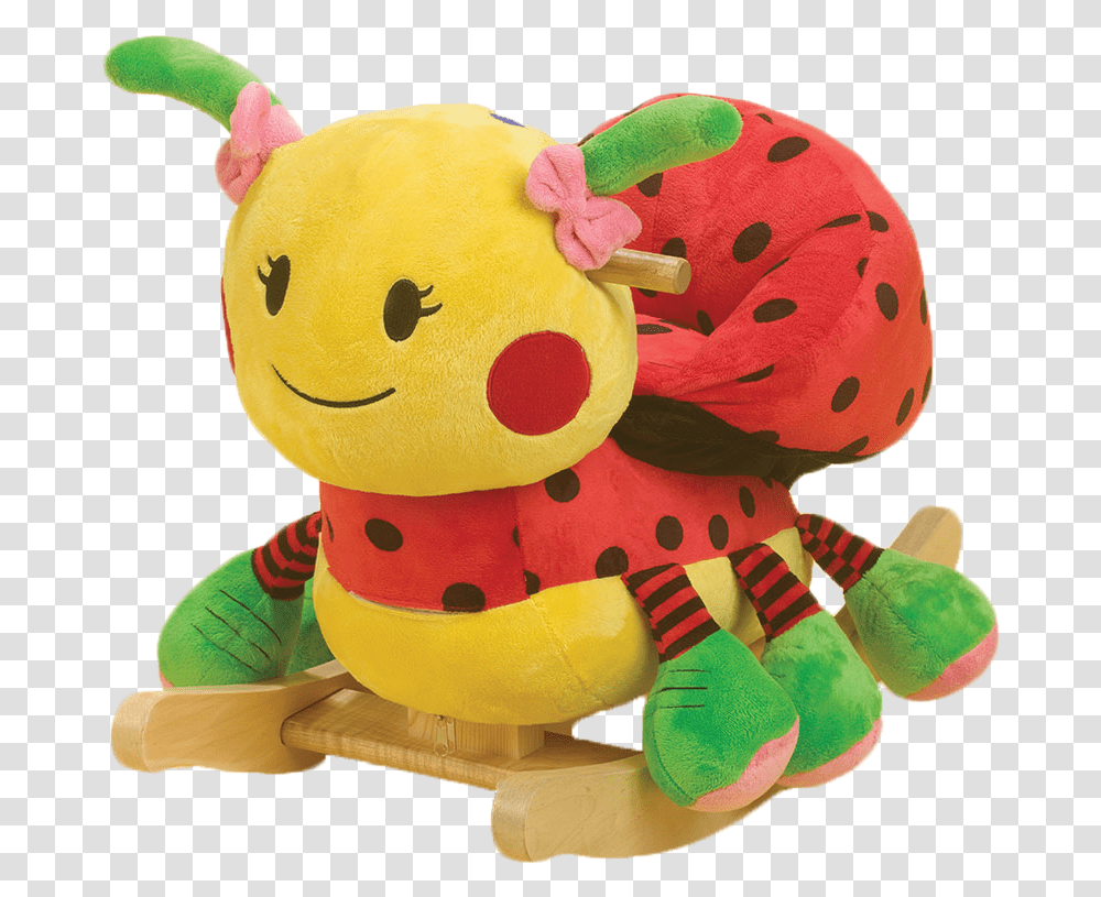 Ladybug Rocker, Toy, Plush, Rattle, Figurine Transparent Png