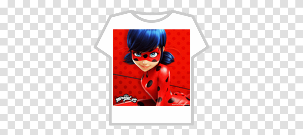 Ladybug T T Shirt Roblox Fnaf, Clothing, Apparel, Texture, Person Transparent Png