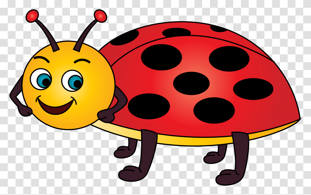 Ladybug Vector Yellow And Red Ladybug Clipart, Animal, Food, Amphibian, Wildlife Transparent Png