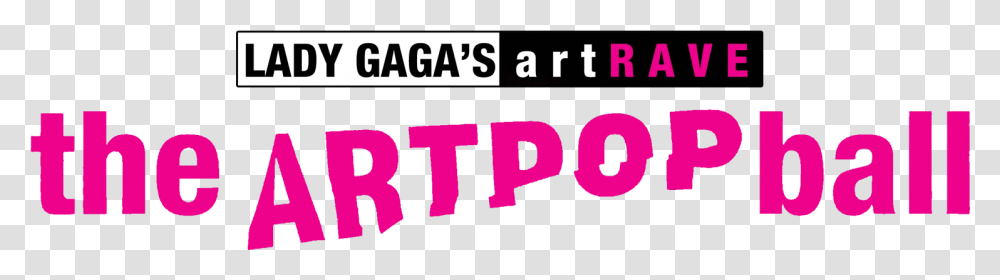 Ladys Gaga Logo Tour Artrave The Artpop Ball, Label, Word, Alphabet Transparent Png