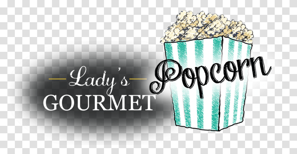 Ladys Gourmet Popcorn Graphic Design, Label, Paper, Credit Card Transparent Png