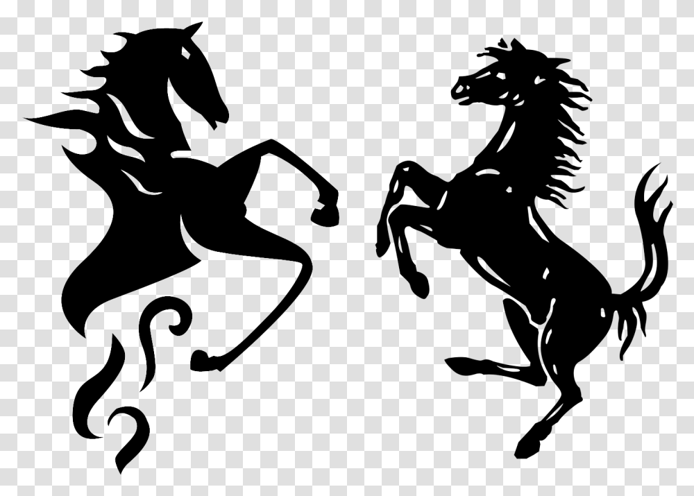Laferrari Logo Prancing Horse Ferrari Horse, Gray, World Of Warcraft Transparent Png