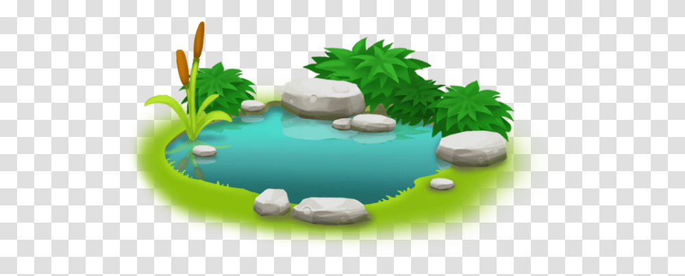 Lake Clipart Lily Pad Pond Pond Clipart, Green, Nature, Outdoors, Plant Transparent Png