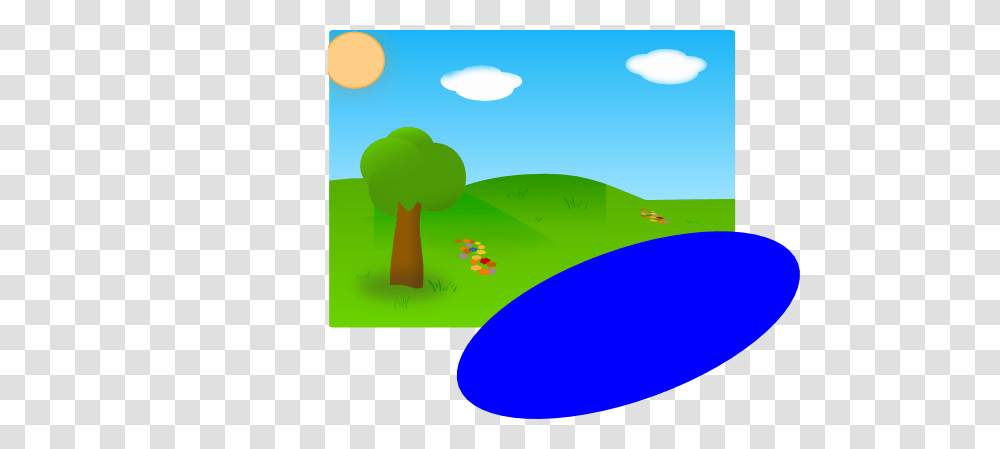 Lake Clipart View, Outdoors, Nature, Green, Landscape Transparent Png