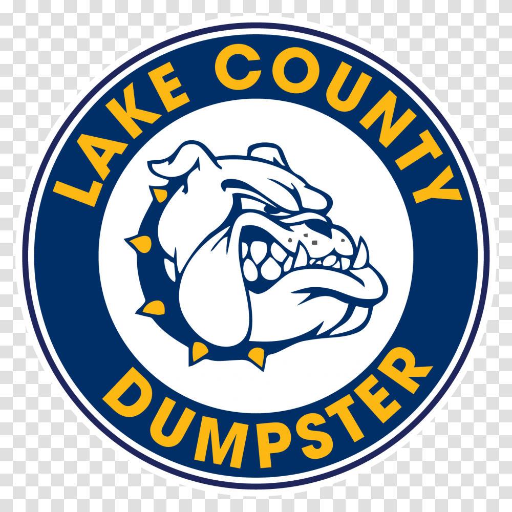 Lake County Dumpster Bulldogs, Logo, Trademark, Label Transparent Png