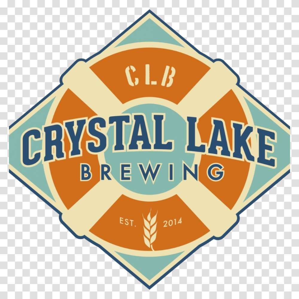 Lake Crystal Lake Crystal Lake Brewing, Label, Logo Transparent Png