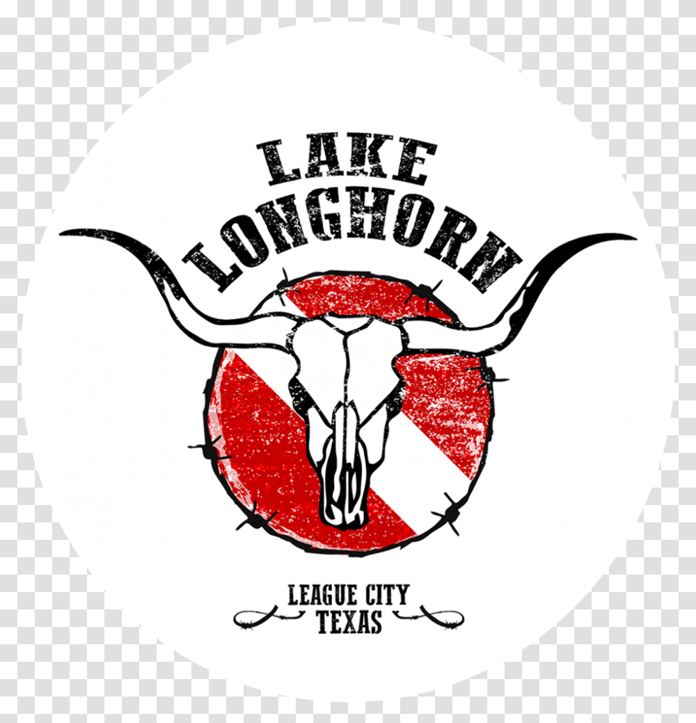 Lake Longhorn Scuba Diving In Houston Emblem, Label, Text, Logo, Symbol Transparent Png