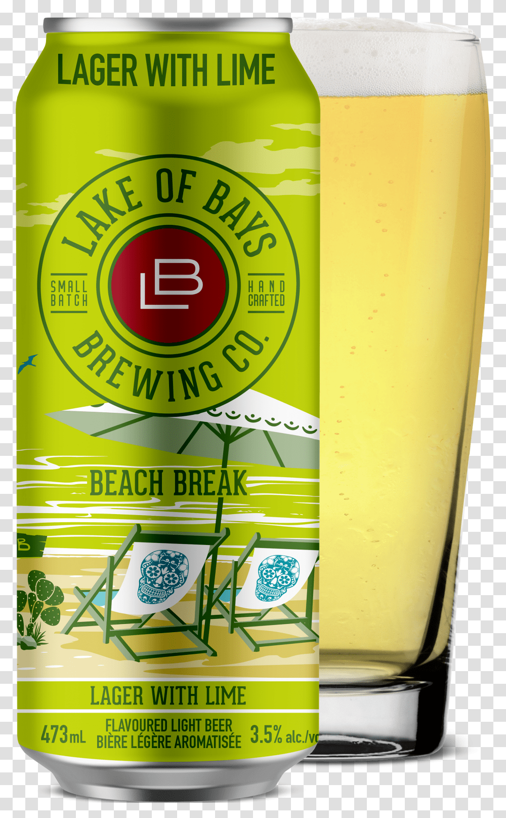 Lake Of Bays Lime Lager Transparent Png
