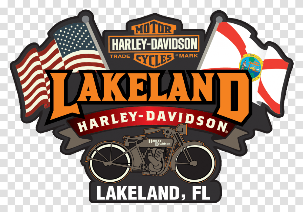 Lakeland Harley Harley Davidson Dealer Logo, Flyer, Poster, Paper, Advertisement Transparent Png