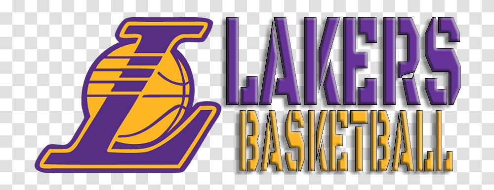 Lakers Basketball Live Stream Schedule Los Angeles Nba Lakers Basketball Logo, Text, Alphabet, Word, Label Transparent Png