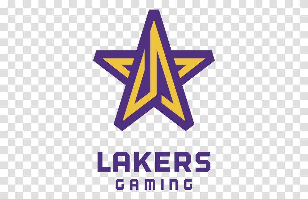 Lakers Gaming Logo Navy Football, Symbol, Star Symbol, Trademark, Poster Transparent Png
