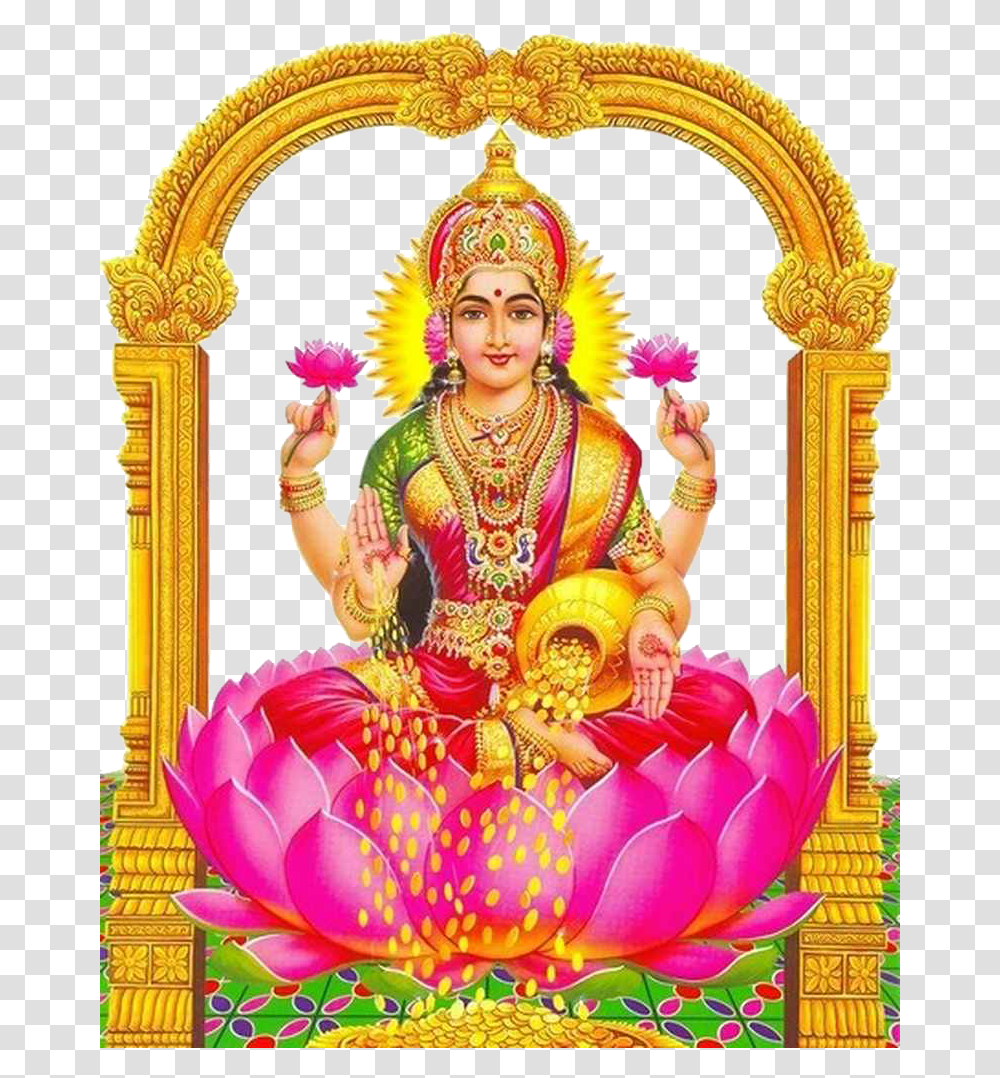 Lakshmi Clipart Hindu God, Architecture, Building, Person, Diwali Transparent Png