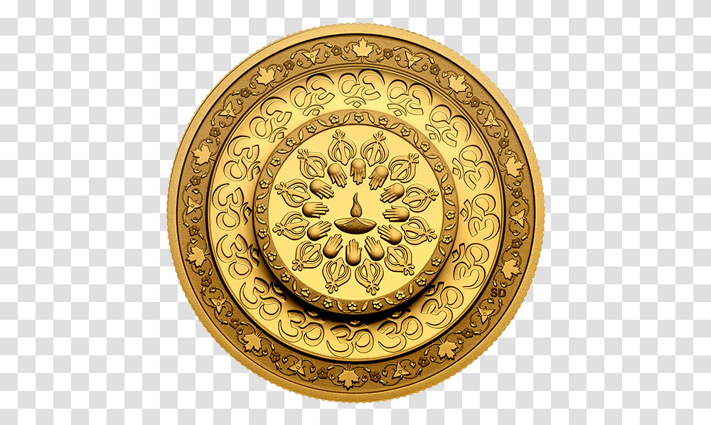 Lakshmi Gold Coin Image Arts Laxmy Gold Coin, Bronze, Rug, Clock Tower, Architecture Transparent Png