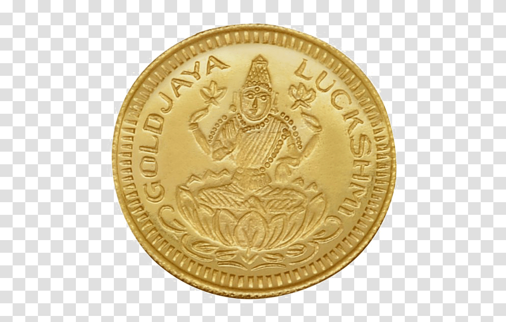 Lakshmi Gold Coin Image Background Arts Gold Jaya Lakshmi Coin, Rug, Money Transparent Png