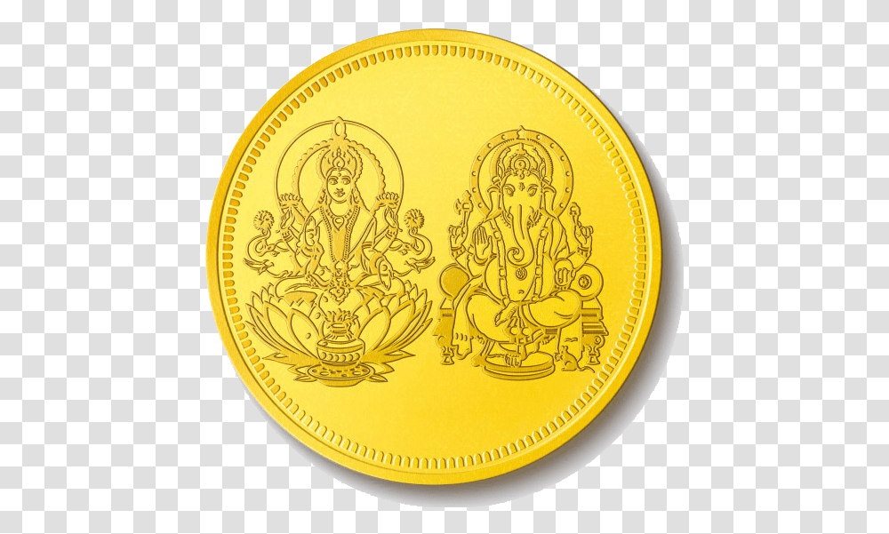 Lakshmi Gold Coin Pic Hd New Dhanteras Background, Money, Rug Transparent Png