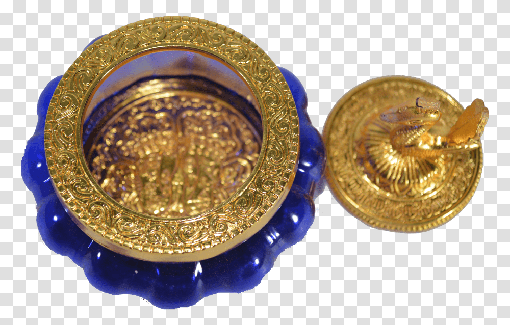 Lakshmi Kubera Coins Pot, Gold, Ashtray, Bronze, Saucer Transparent Png