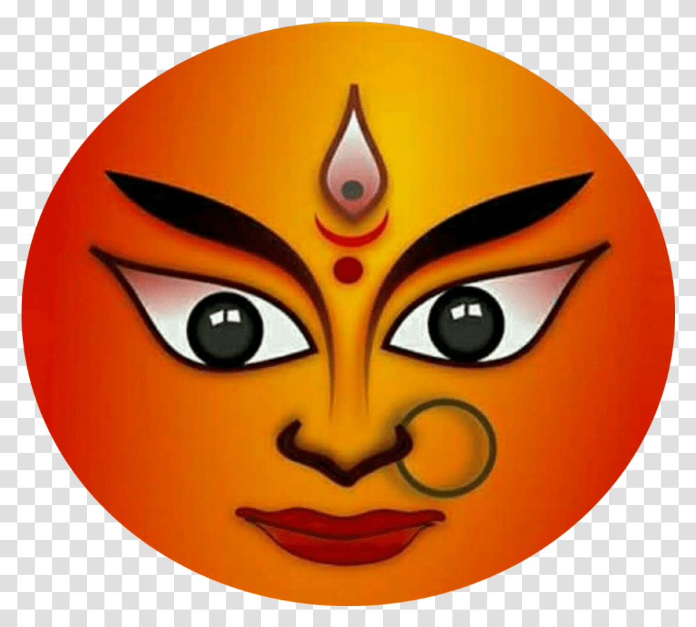 Lakshmi Maa Free Download Highres Durga Ayudha Pooja Gif, Face, Head, Modern Art, Mask Transparent Png