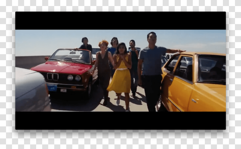 Lalaland Before Classic Car, Person, Vehicle, Transportation, Convertible Transparent Png