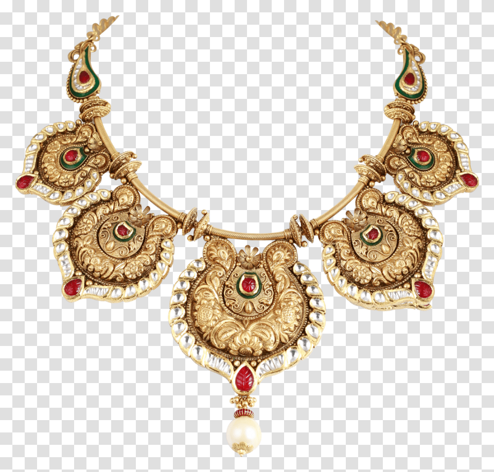Lalithaa Jewellery Collection Filigree Antiques Antique Gold Jewellery, Necklace, Jewelry, Accessories, Accessory Transparent Png