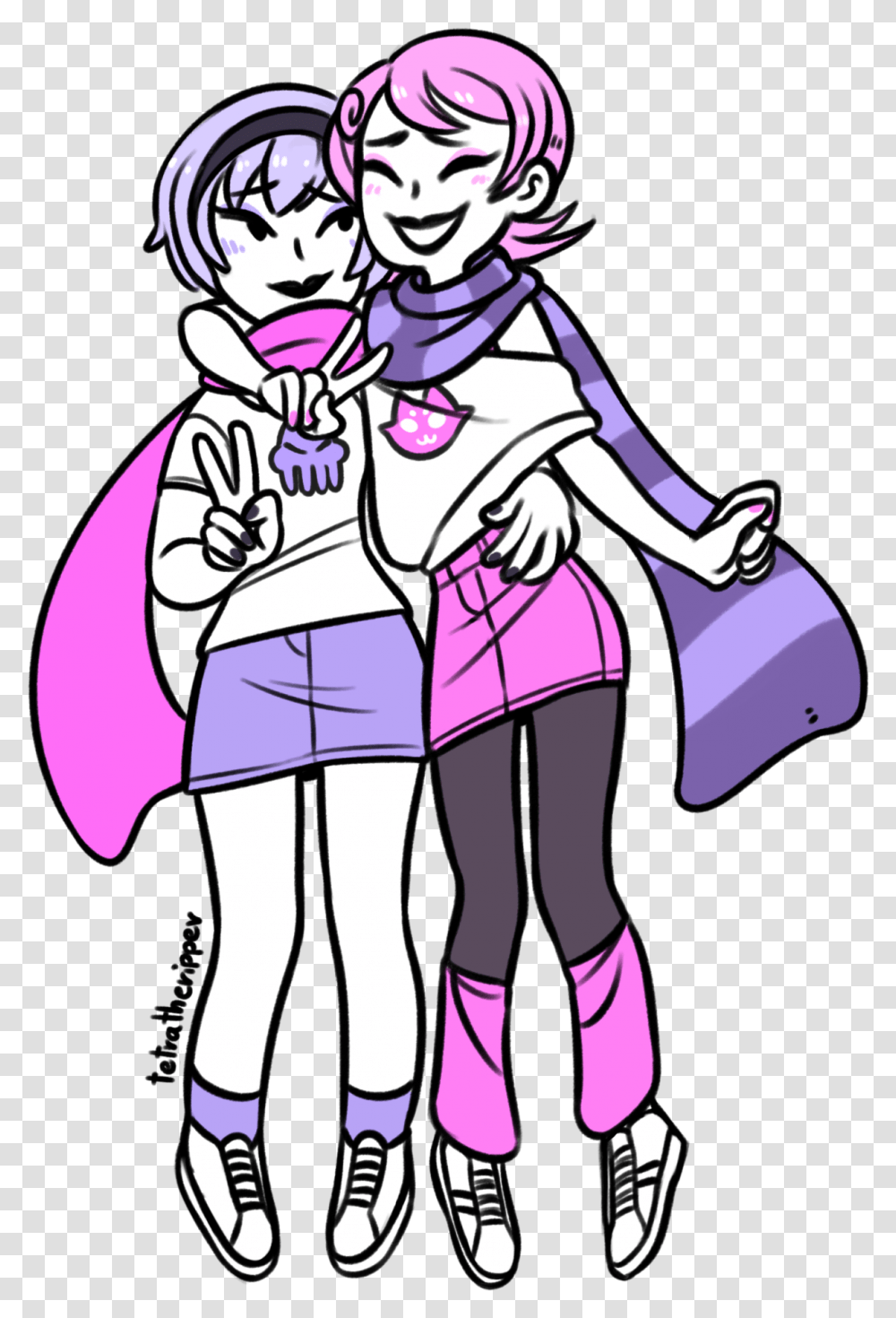 Lalondes Homestuck Rose And Roxy Homestuck Rose And Roxy, Comics, Book, Shoe, Clothing Transparent Png
