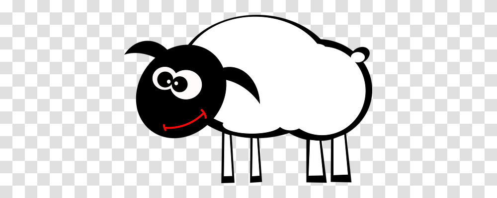 Lamb Emotion, Stencil, Silhouette, Animal Transparent Png