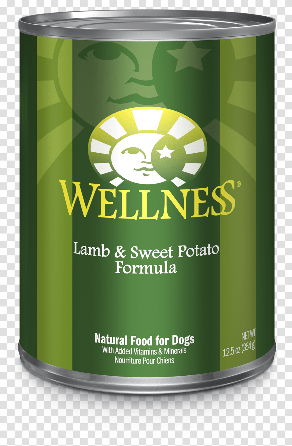 Lamb And Sweet Potato Wellness Dog Food, Tin, Can, Liquor, Alcohol Transparent Png