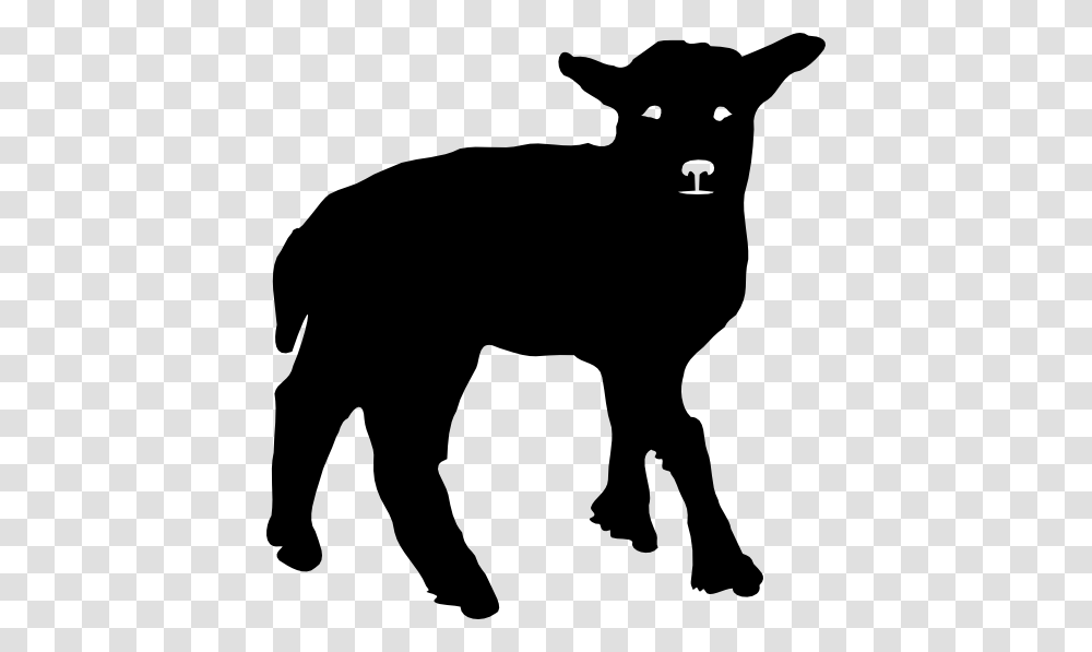 Lamb Clipart, Silhouette, Mammal, Animal, Bull Transparent Png