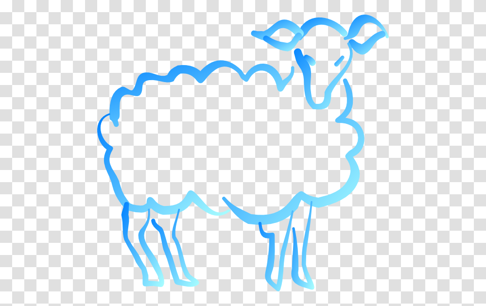 Lamb Gradient Blue Green Svg Clip Arts Red Lamb, Animal, Mammal, Sheep Transparent Png
