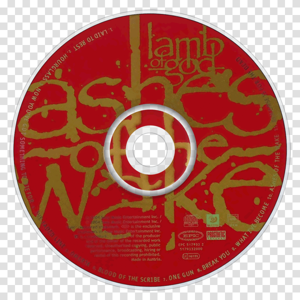 Lamb Of God Music Fanart Fanarttv Lamb Of God, Disk, Dvd Transparent Png