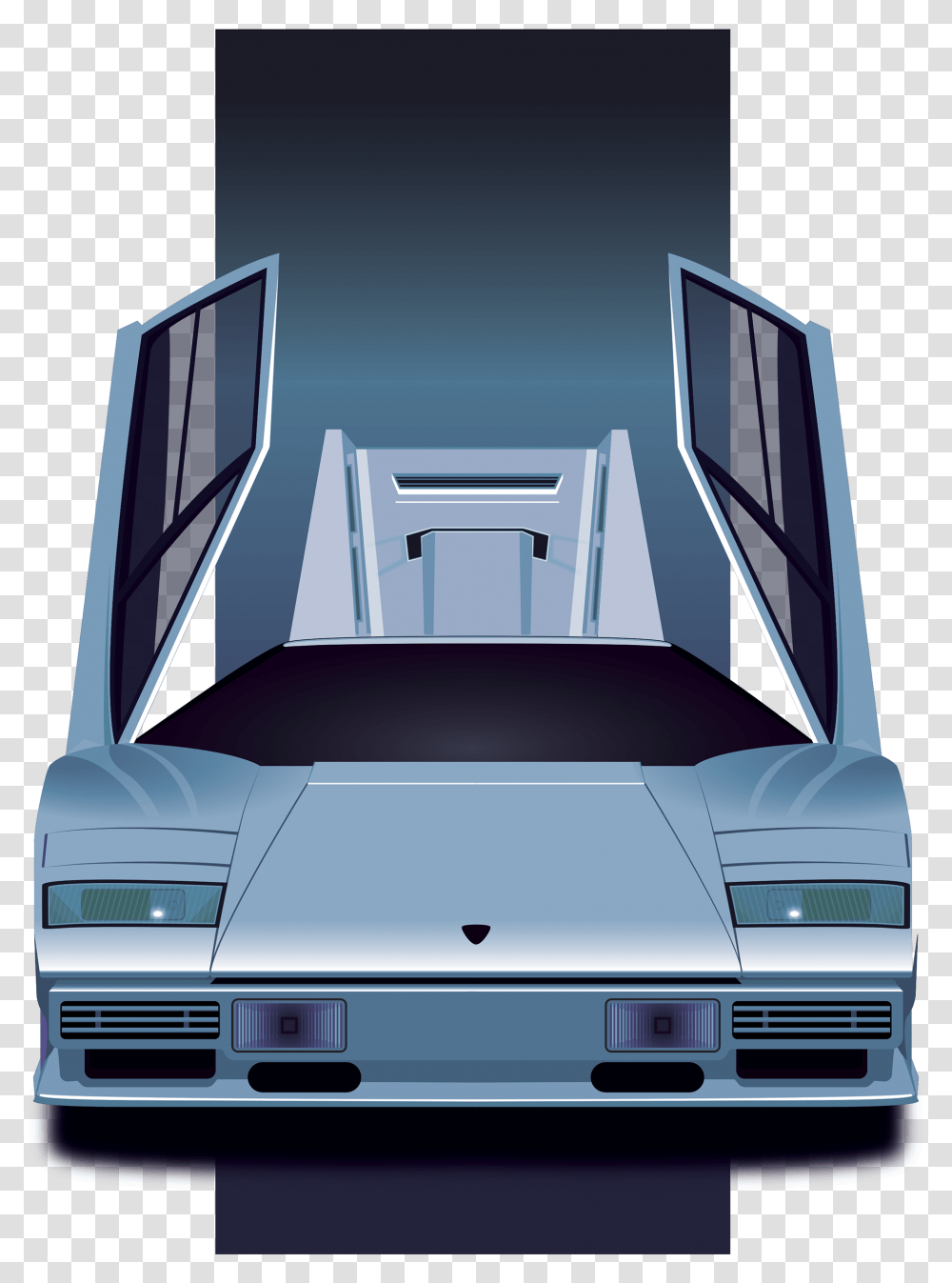 Lamborghini Countach, Truck, Vehicle, Transportation, Car Transparent Png
