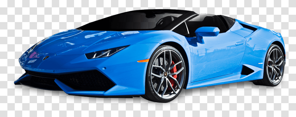Lamborghini Huracan Blue Convertible, Spoke, Machine, Alloy Wheel, Tire Transparent Png