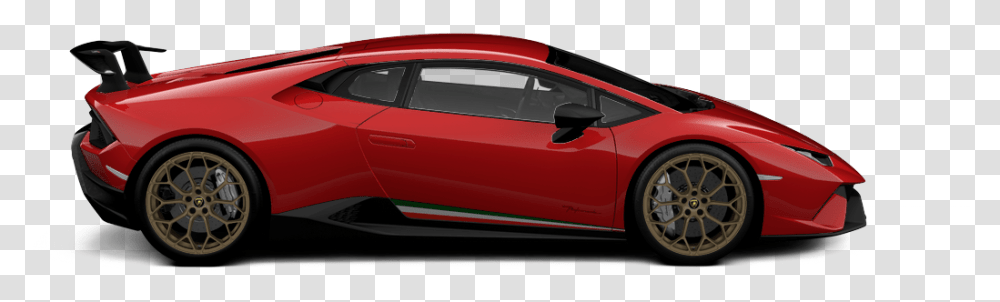 Lamborghini Huracan Performante Side, Car, Vehicle, Transportation, Automobile Transparent Png